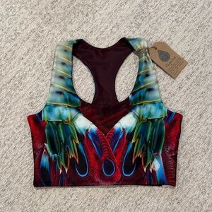 Vibrant Multicolor Sports Bra
